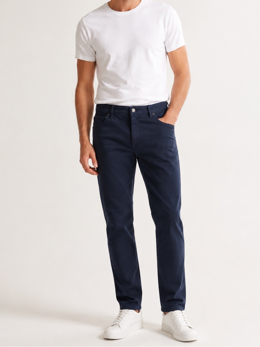 Banana Republic Tapered Traveler Pants Navy Men’s 33x32 Stretch